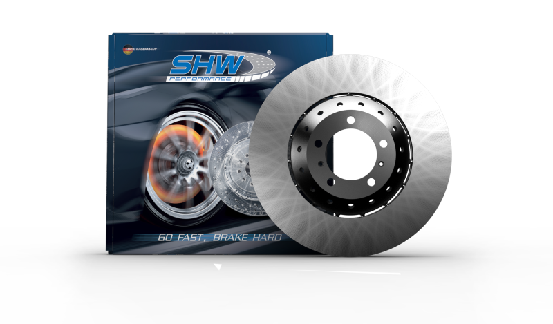 Volkswagen R32 Brake Rotor (1) - Right Front - SHW Performance - Smooth Lightweight - 2004